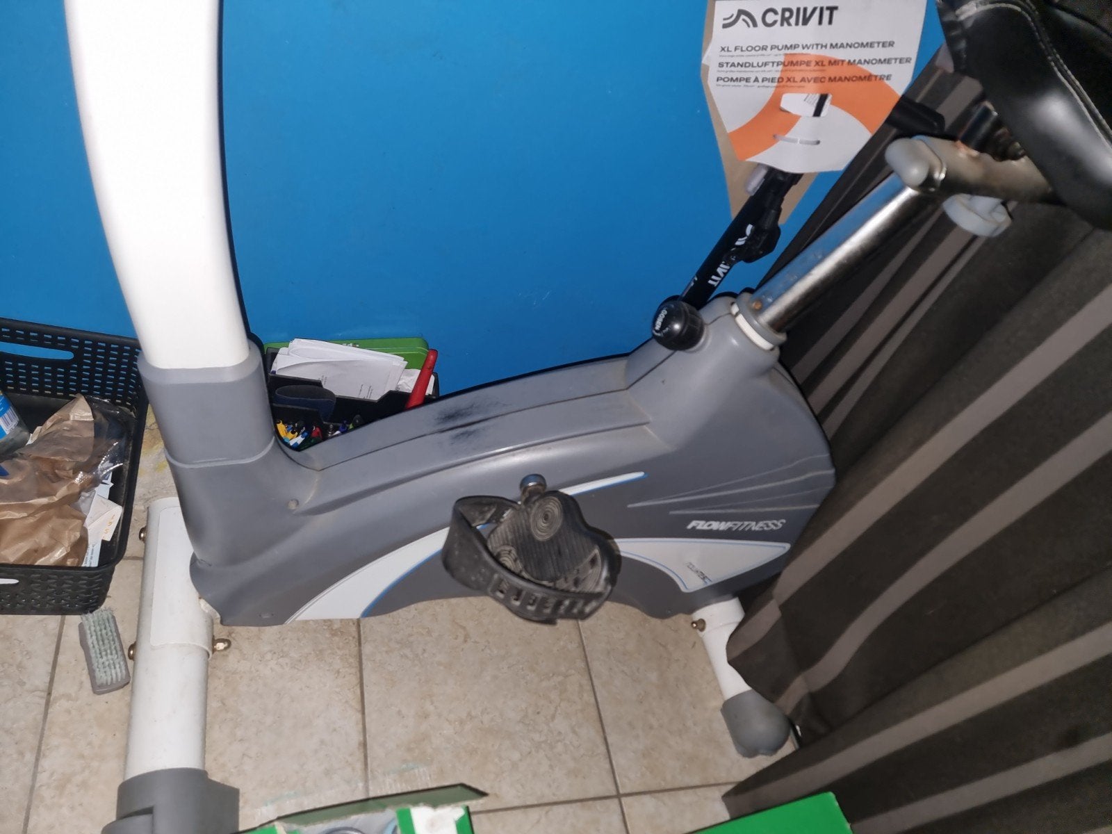 Flow Fitness Hometrainer - Goede Conditie, Gebruikt, Ophalen of Verzenden, Metaal, Benen
