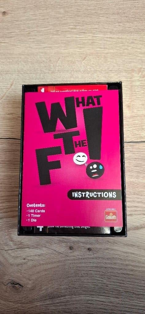 WTF! What the F! Party game for adults Goliath bordspel, Goliath, Onbekend, Nieuw, Ophalen of Verzenden