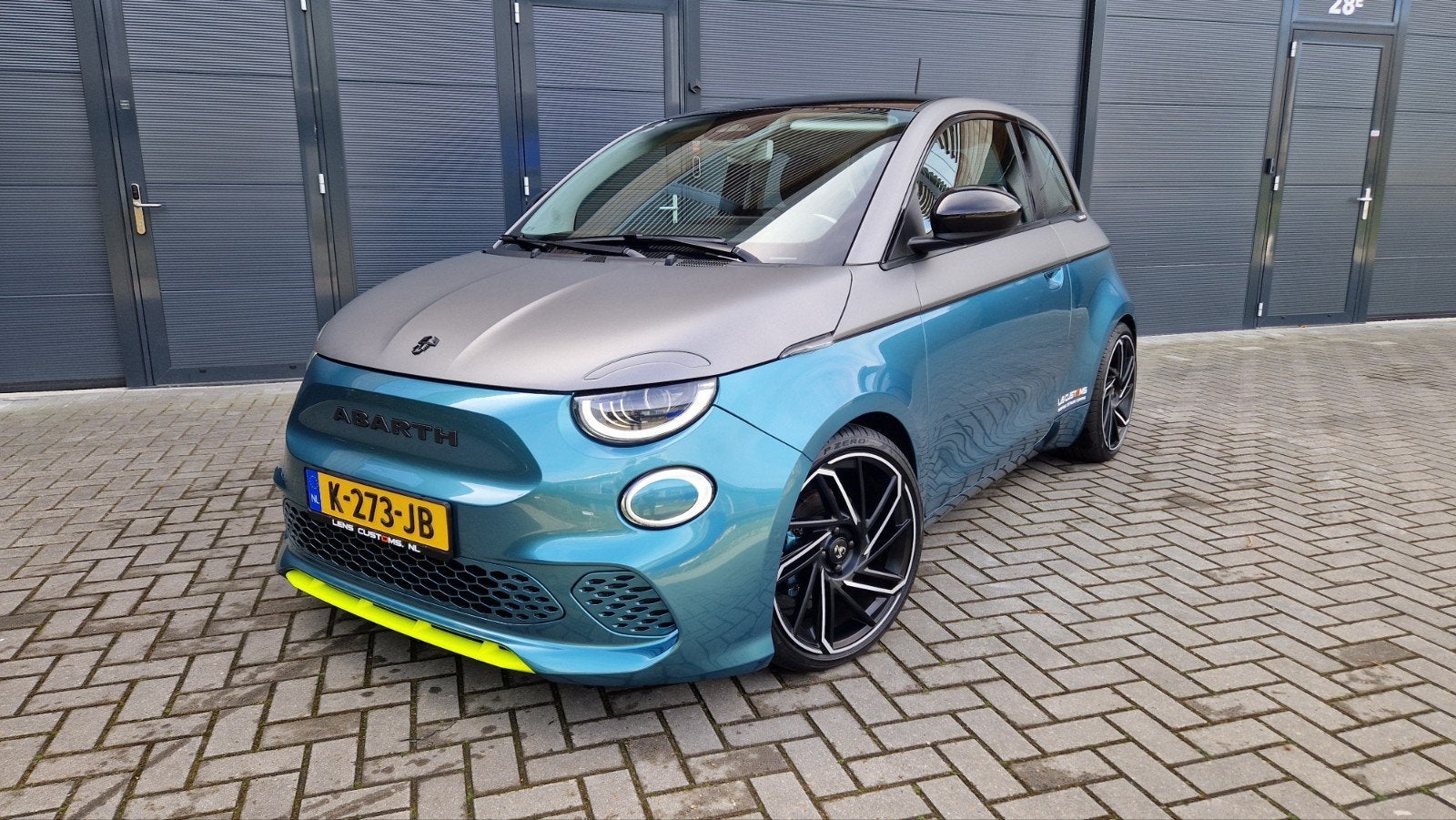Fiat 500e ICON CUSTOM ABARTH ZGAN 66.000KM, 118 pk, Overige kleuren, 4 stoelen, Leder en Stof
