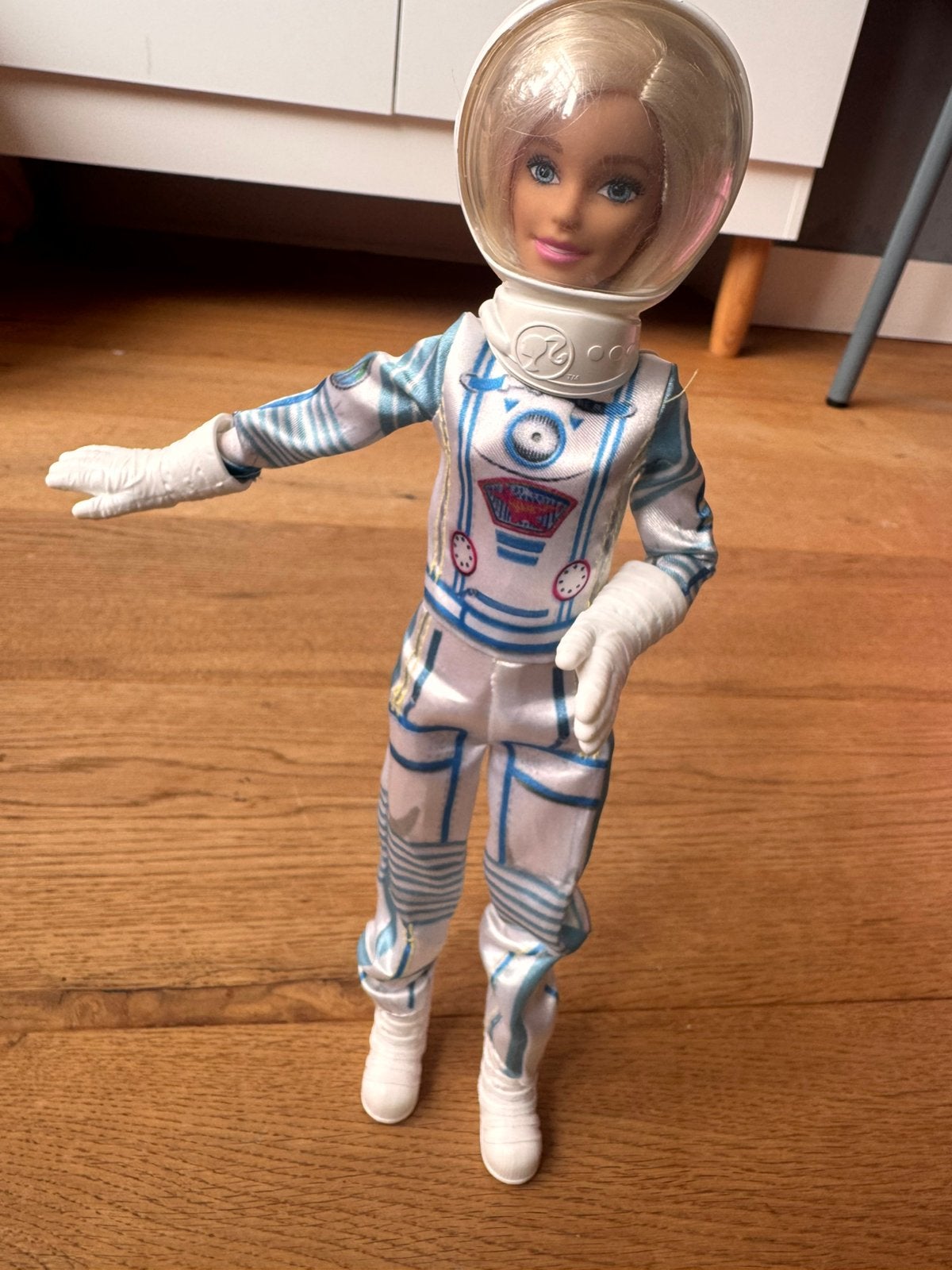 Barbie astronaut, Ophalen of Verzenden, Zo goed als nieuw, Barbie