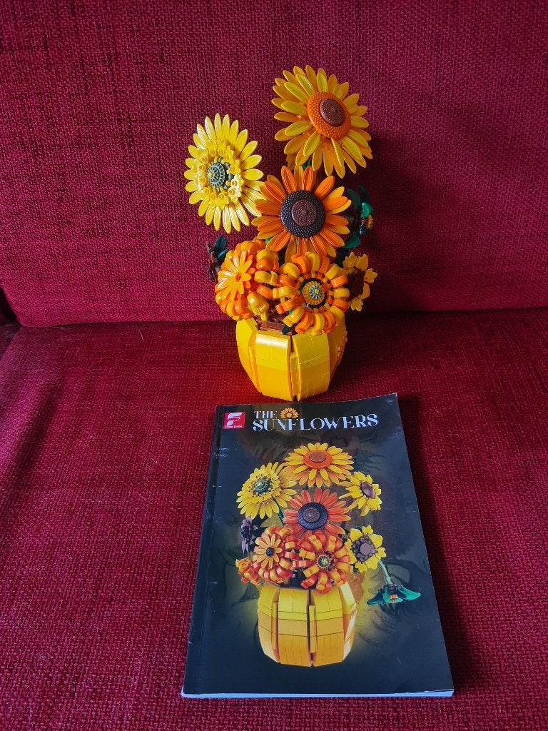 Bouwset zonnebloemen lepin, Ophalen of Verzenden