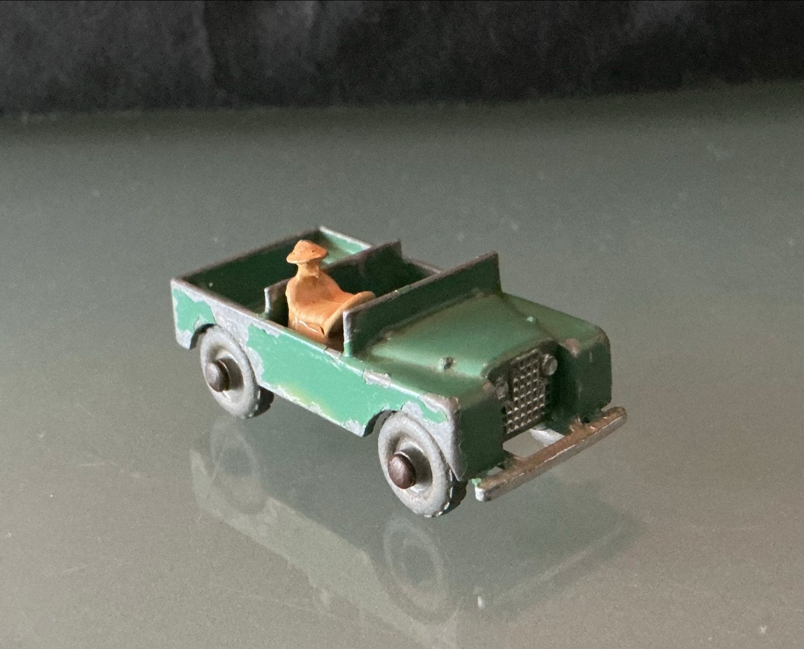 Matchbox Land Rover Series 1 - 1:64 - Netjes, Ophalen of Verzenden, Gebruikt, Auto, Matchbox