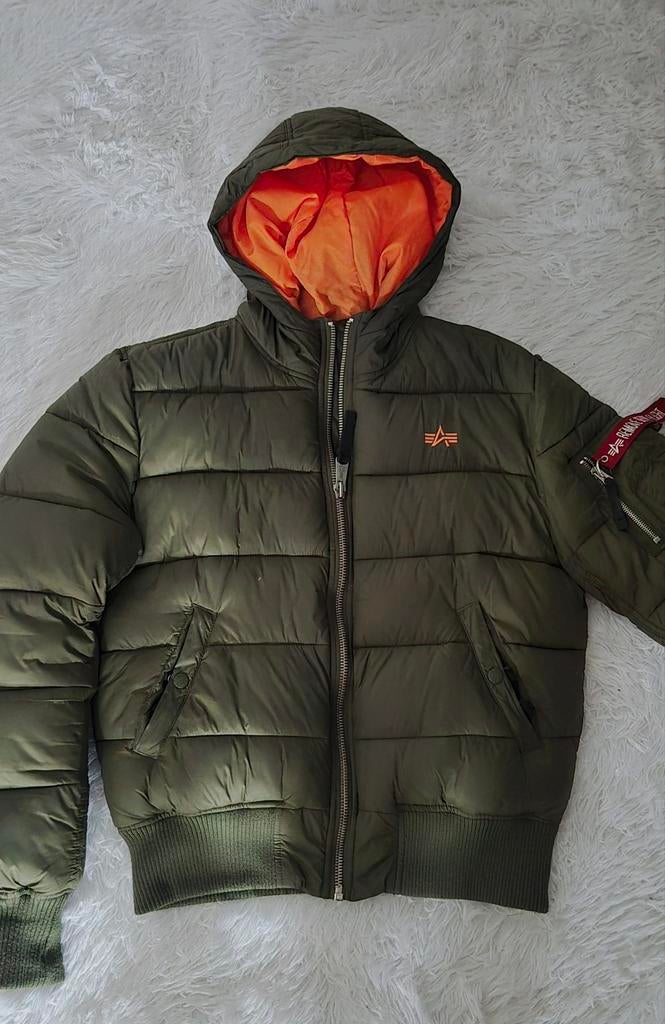 Alpha Industries winterjas, Ophalen, Alpha, Zo goed als nieuw, Groen