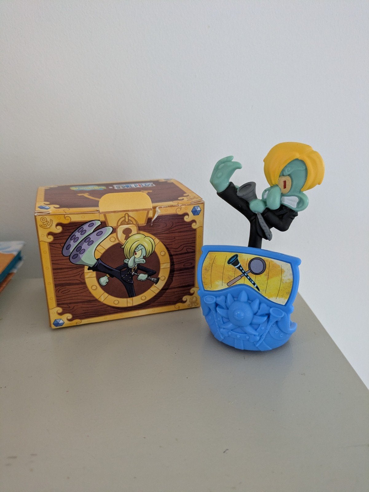 sponzebob McDonalds happy meal collectable octo, Verzamelen, Ophalen of Verzenden, Zo goed als nieuw, Popje