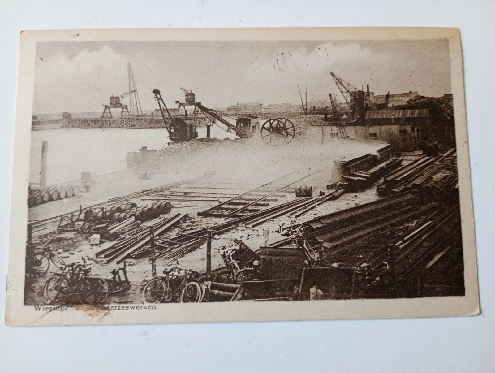 Wieringen Zuiderzeewerken 1929, Ophalen of Verzenden, 1920 tot 1940, Gelopen, Noord-Holland