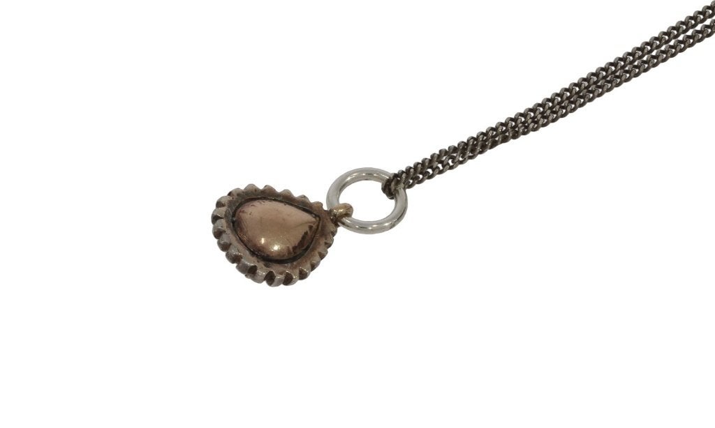 Diamant antieke ketting hanger goud 1900 victoriaans zilver, Ophalen of Verzenden, Goud, Ketting, Met edelsteen