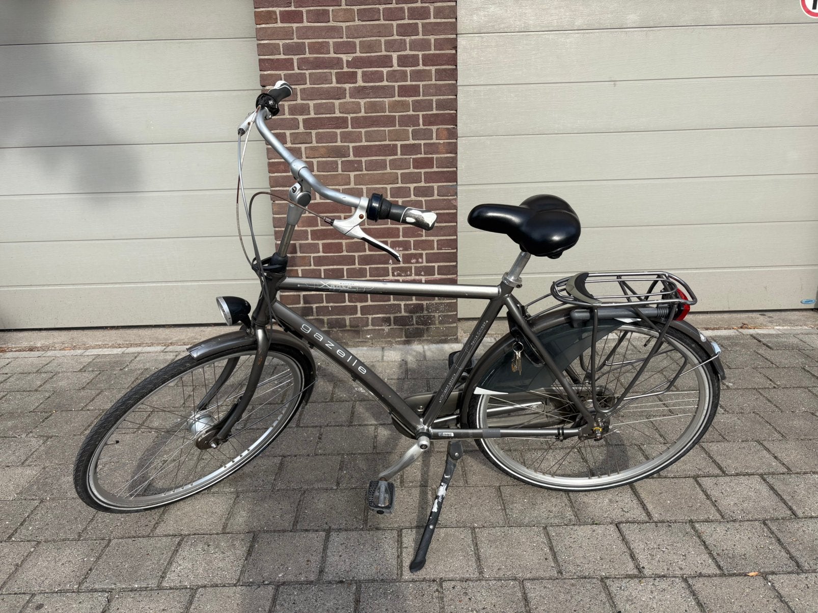 Fiets heren gazelle zeer goede staat, Ophalen, Gebruikt, Velgrem, Versnellingen