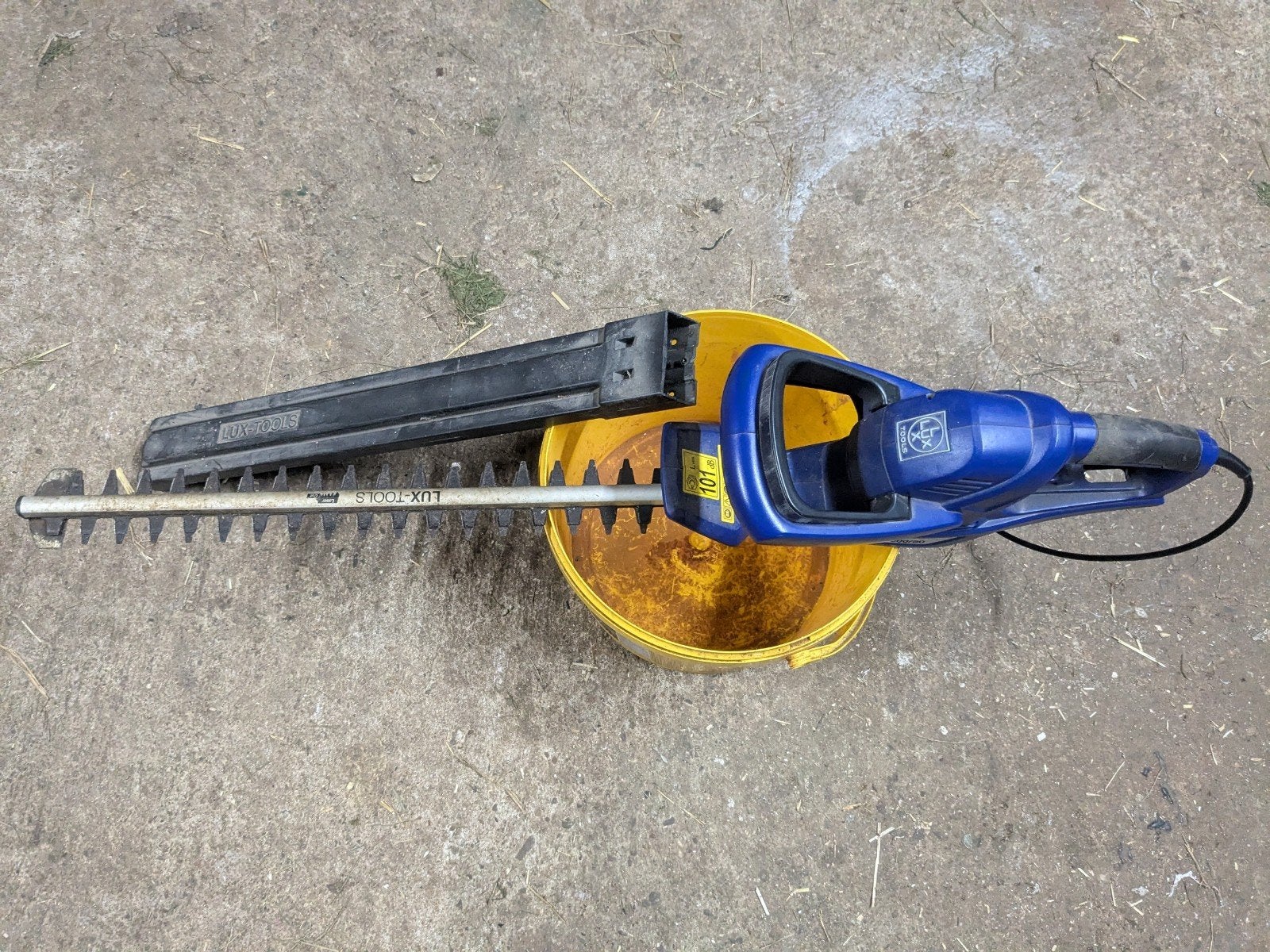 Lux Tools E-HS-500/50 elektrische heggenschaar, Ophalen, Gebruikt, Elektrisch, Lux Tools