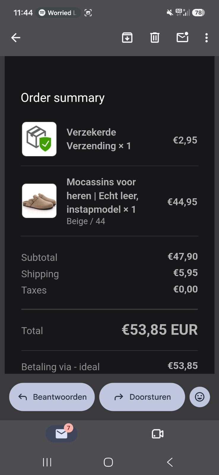 Nieuwe mocassins voor heren, maat 42/43, Ophalen of Verzenden, Nieuw, Overige kleuren, Espadrilles of Moccasins