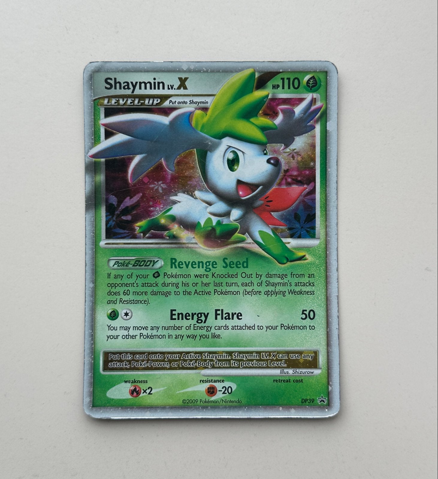 Shaymin LV.X, Ophalen of Verzenden, Gebruikt, Losse kaart, Foil