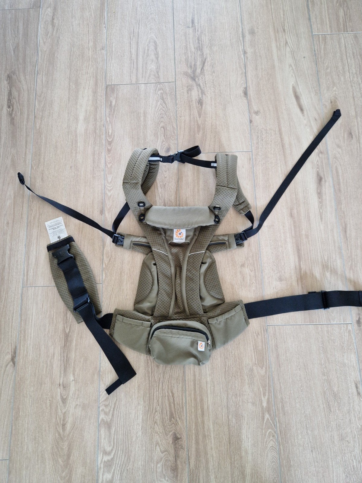 Ergobaby draagzak Omni Breeze Olive Green, Ophalen of Verzenden, Gebruikt, Draagzak, Overige merken