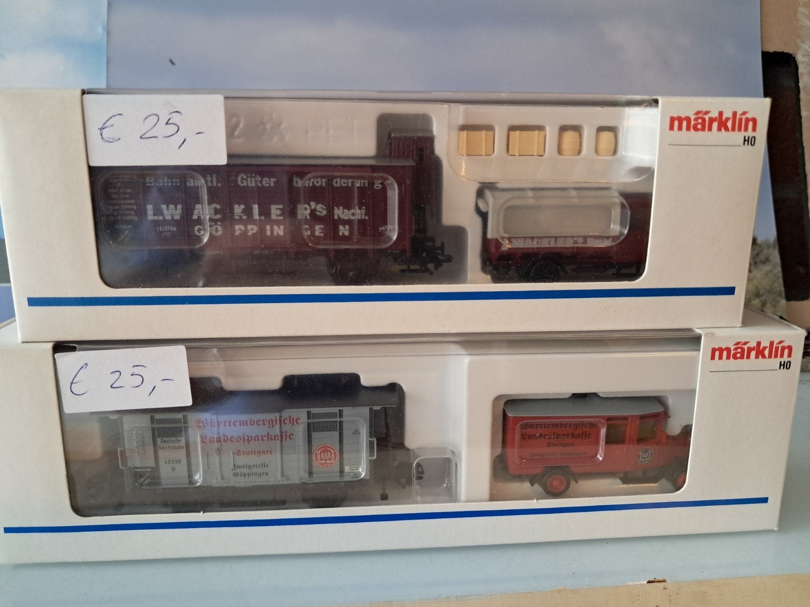MARKLIN MUSEUM WAGENS 1999 EN 1993, Hobby en Vrije tijd, Wisselstroom, Ophalen of Verzenden, Märklin, Nieuw