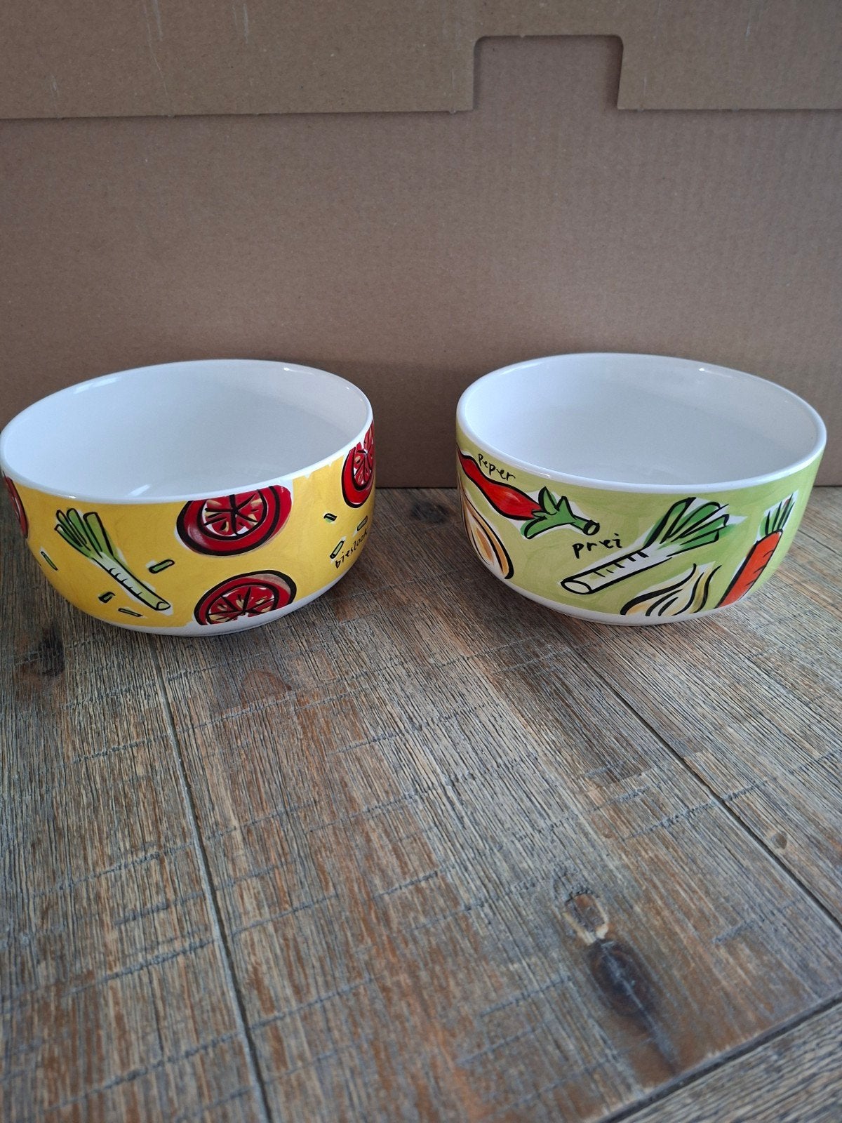 blond amsterdam maggi 4 soepkommen, Ophalen of Verzenden, Zo goed als nieuw, Aardewerk, Kom(men)