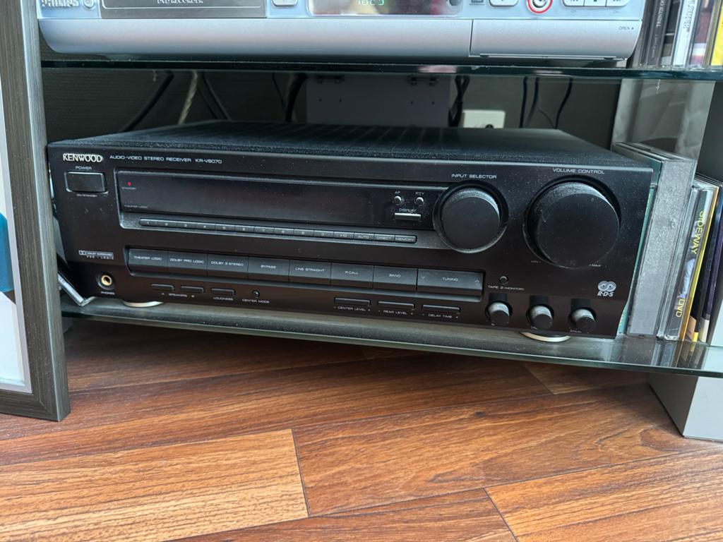 Kenwood Audio-Video Stereo Receiver KR-V8070 met ELAC speake, Gebruikt, Losse componenten, Speakers, Ophalen