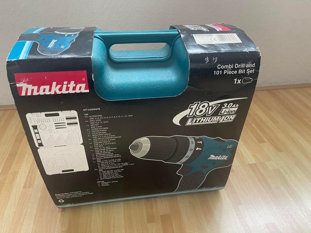 Makita DHP453SFTK, Ophalen of Verzenden, Zo goed als nieuw