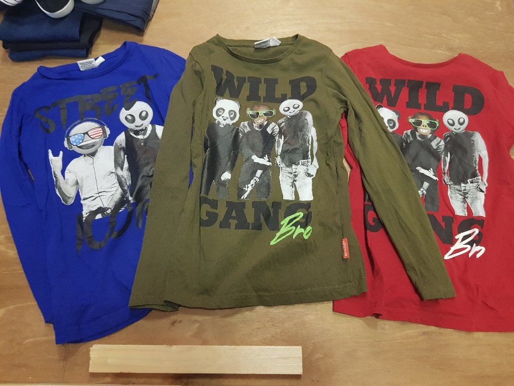Emoji Longsleeve / trui - maat 122/128, Ophalen, Gebruikt, Jongen, Shirt of Longsleeve