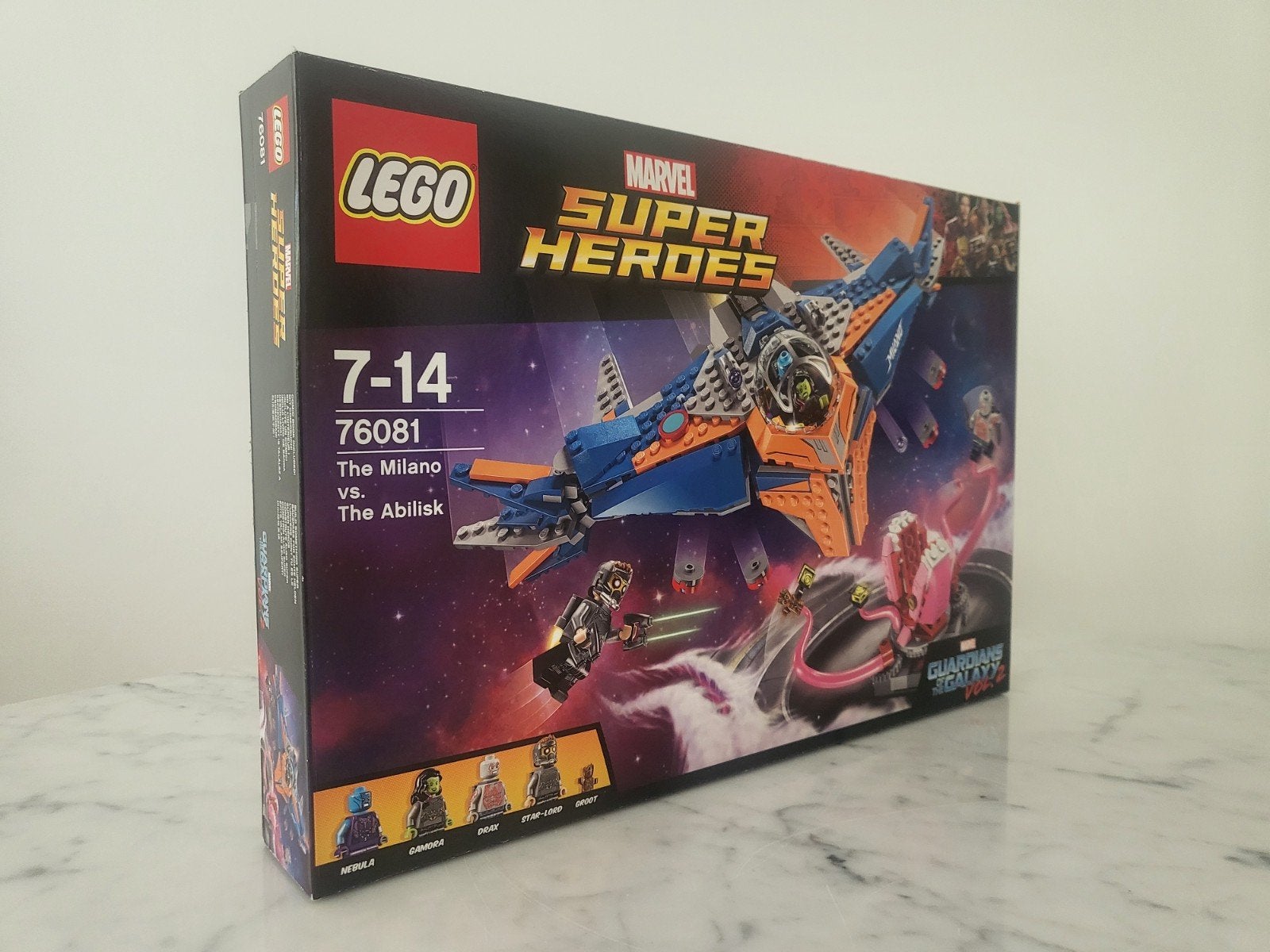 LEGO Marvel Super Heroes 76081 The Milano vs. The Abilisk, Marvel, Lego, Nieuw, Ophalen of Verzenden