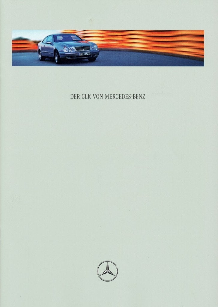 Folder Mercedes-Benz CLK (coupé - 1997), Verzenden, Gelezen, Mercedes