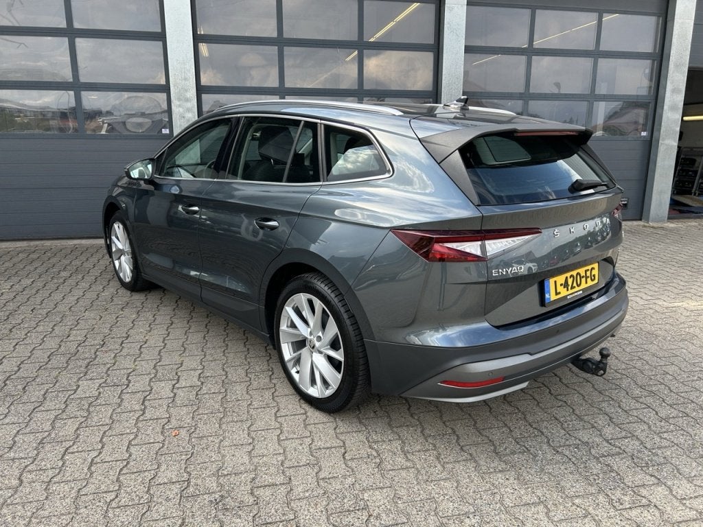 Skoda Enyaq iV 80 Elektromotor 204pk | SOH 88%, Gebruikt, Leder en Stof, Origineel Nederlands, 204 pk