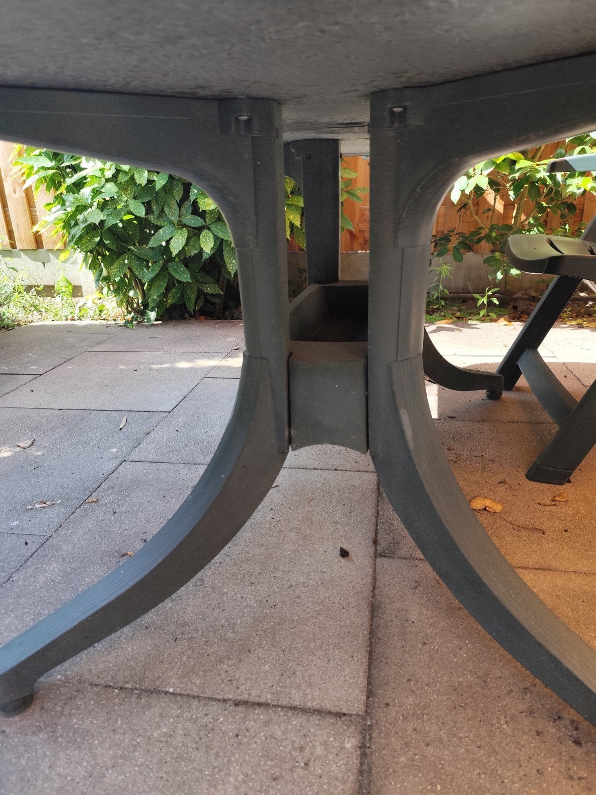 Tuintafel met 4 stoelen, Ophalen, Gebruikt, Rechthoekig