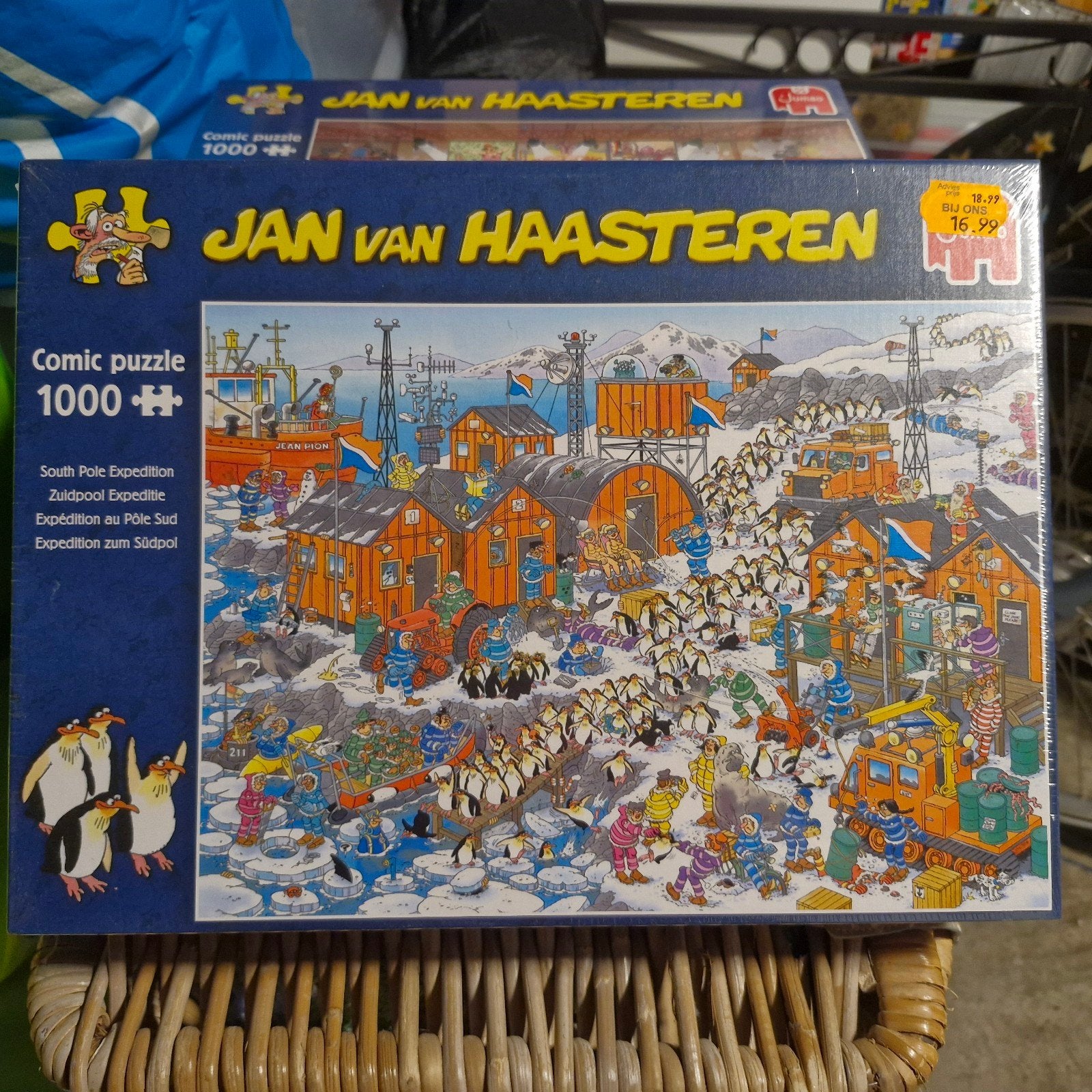 Jan van haasteren nieuw in doos, Ophalen, 500 t/m 1500 stukjes, Nieuw