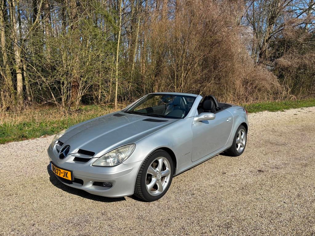Mercedes-Benz SLK-klasse 200 Kompressor Airco Stoelverwarmin, Auto's, Mercedes-Benz, Achterwielaandrijving, Gebruikt, Zwart, 4 cilinders