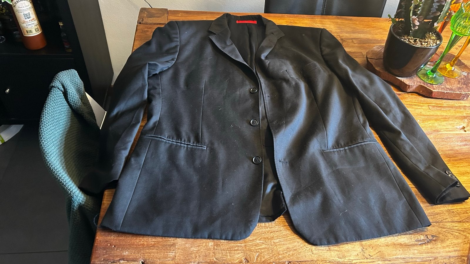 Stijlvolle Springfield Blazer Maat L, Ophalen of Verzenden, Gedragen, Maat 52/54 (L), Zwart