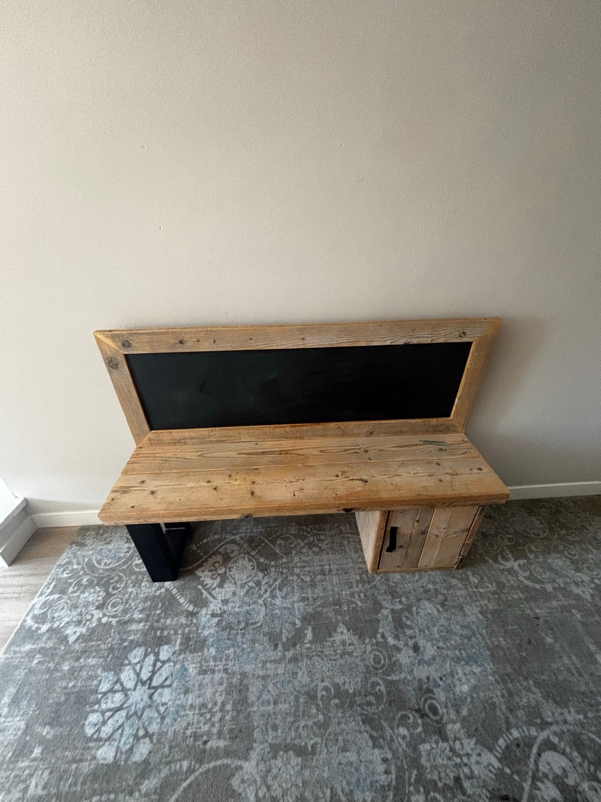 Speeltafel voor kinderen met krijtbord en opbergruimte, Kinderen en Baby's, Ophalen, Gebruikt