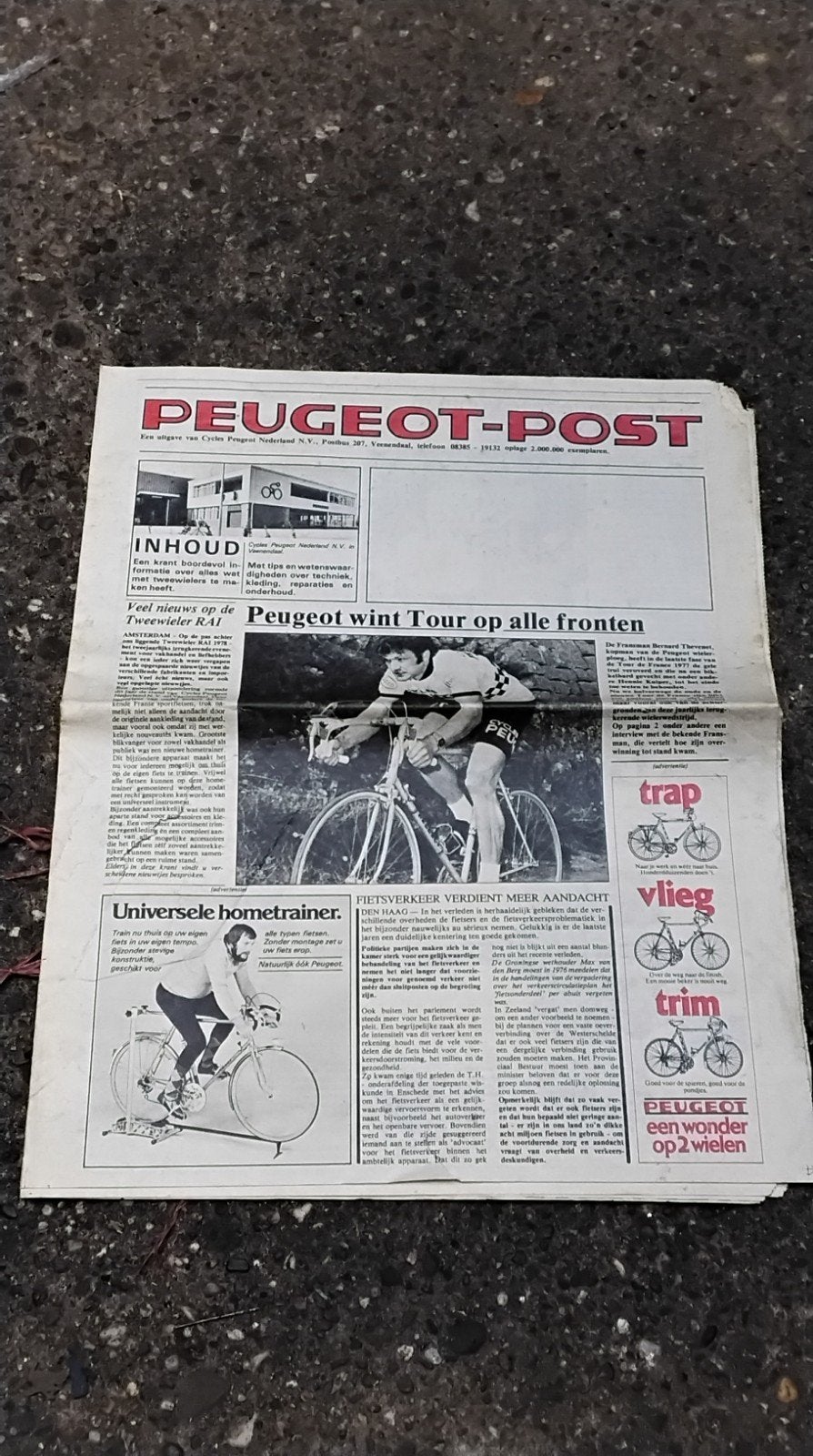 PEUGEOT POST, Ophalen of Verzenden, Gelezen