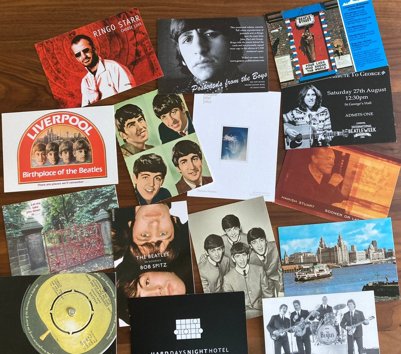 The Beatles- 15 kaarten, Ophalen of Verzenden, Zo goed als nieuw, Foto of Kaart