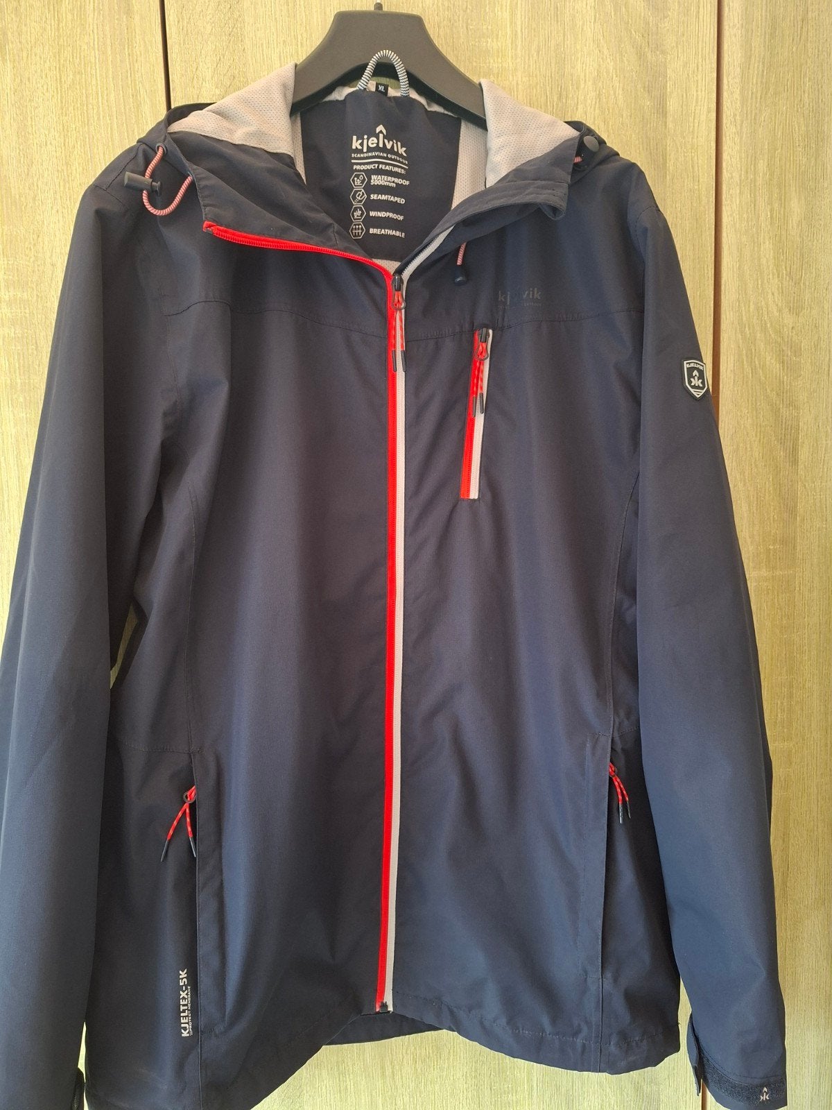 heren jas Kjelvik, Ophalen of Verzenden, Zo goed als nieuw, Maat 56/58 (XL), Blauw