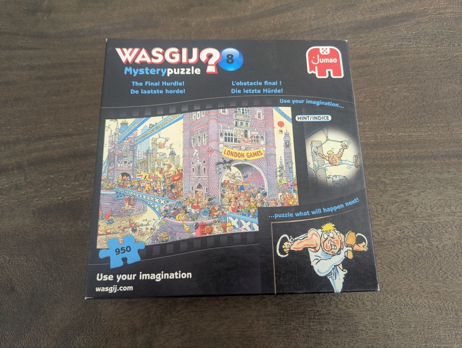Wasgij mystery puzzel 8 de laatste horde, Ophalen, 500 t/m 1500 stukjes, Zo goed als nieuw
