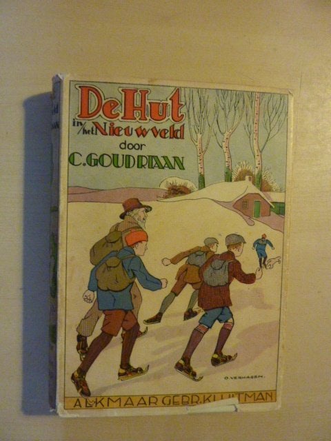 C. Goudriaan - De hut in het nieuwveld, Ophalen of Verzenden, Gelezen