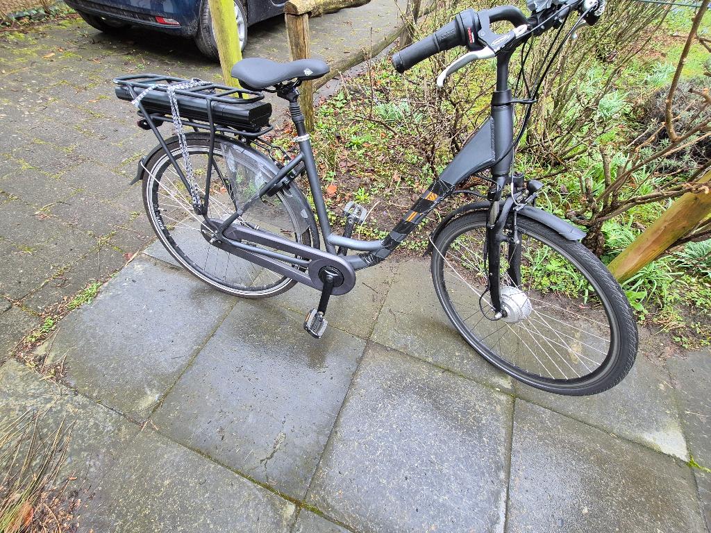 fiets, Fietsen en Brommers, Elektrische fietsen, Minder dan 30 km per accu, Gebruikt, 47 tot 51 cm, Ophalen