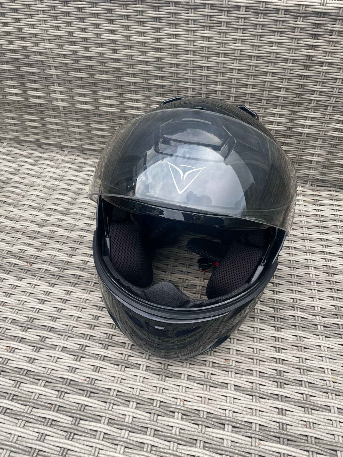 Nieuwe Zwarte Integraalhelm - Maat m, Ophalen of Verzenden, Integraalhelm, Dames, L