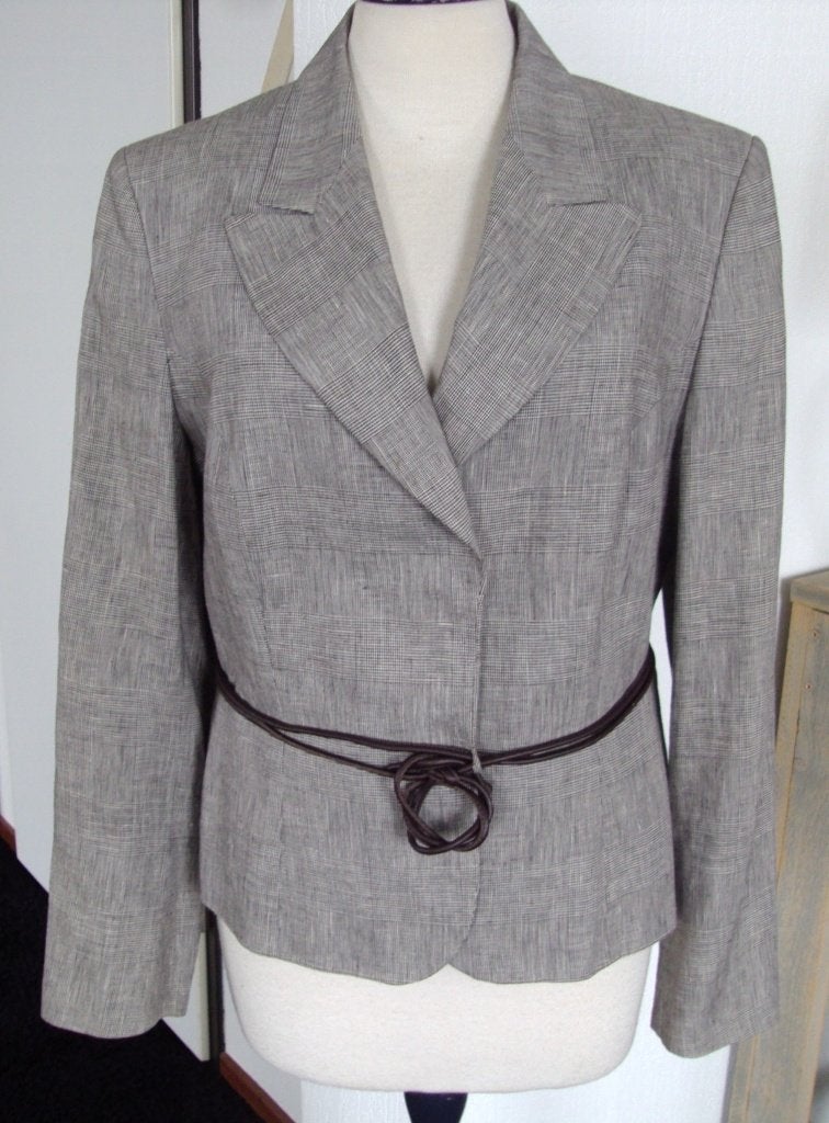 Stijlvol MARK jasje met pantalon bruine ruit - Maat 40, Maat 38/40 (M), Bruin, Verzenden, Jasje