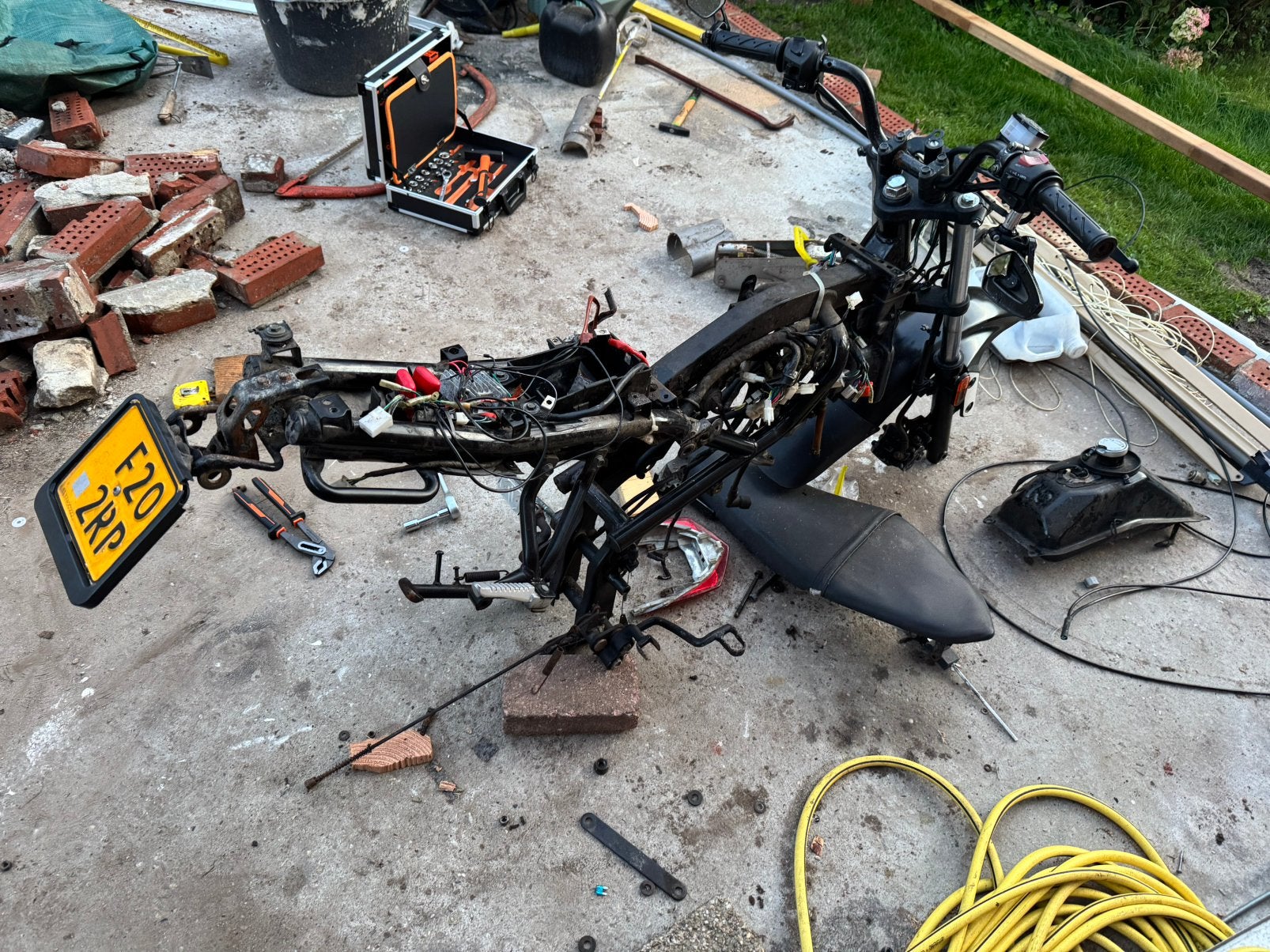 kymco frame + kabelboom hobby, Ophalen, Gebruikt, Frame, Kymco