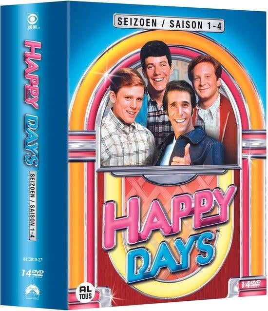 HAPPY DAYS - SEIZOEN 1 T/M 4 - NIEUWSTAAT NLO, Cd's en Dvd's, Dvd's | Tv en Series, Alle leeftijden, Boxset, Ophalen of Verzenden