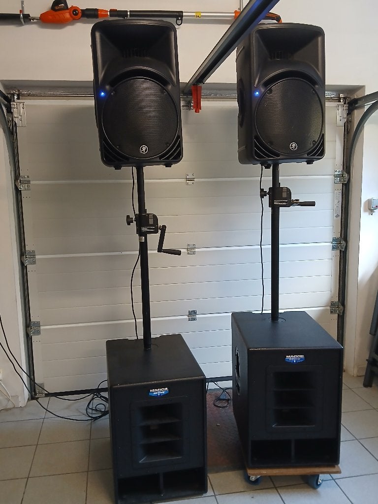 Active geluids set "Mackie" !! dynacord, Ophalen, Gebruikt, Minder dan 500 watt