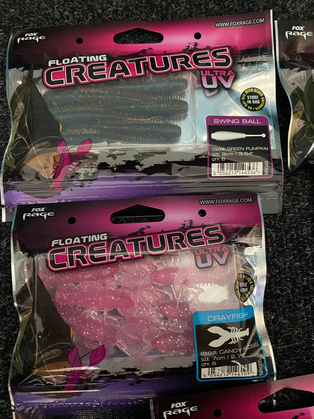 Opruiming 5 delig Fox Rage Creatures Baits pakket, D, Overige typen, Nieuw, Ophalen of Verzenden