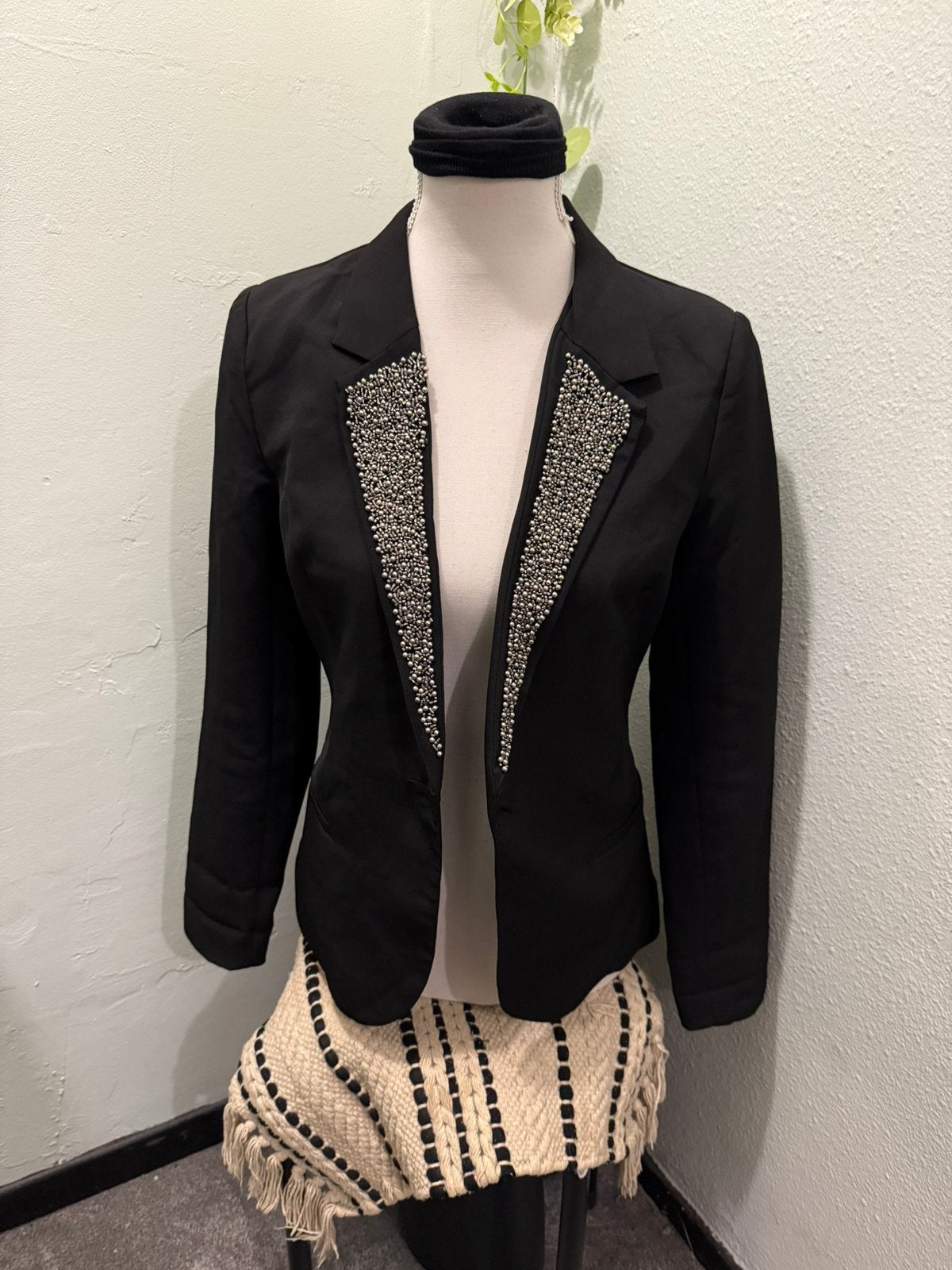 Cherry koko blazer M, Kleding | Dames, Ophalen of Verzenden, Zo goed als nieuw, Maat 38/40 (M)
