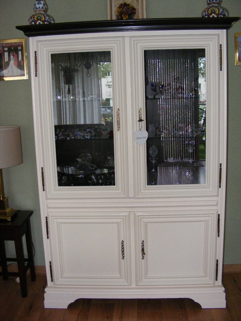 vitrine kast, Huis en Inrichting, Kasten | Vitrinekasten, Ophalen, Glas, Klassiek, 50 tot 100 cm