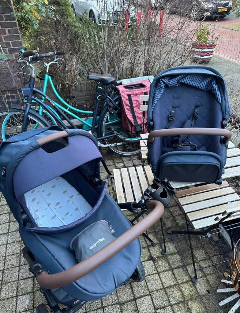 Easywalker harvey kinderwagen, Kinderen en Baby's, Kinderwagens en Combinaties, Zo goed als nieuw, Met reiswieg, Ophalen, Kinderwagen