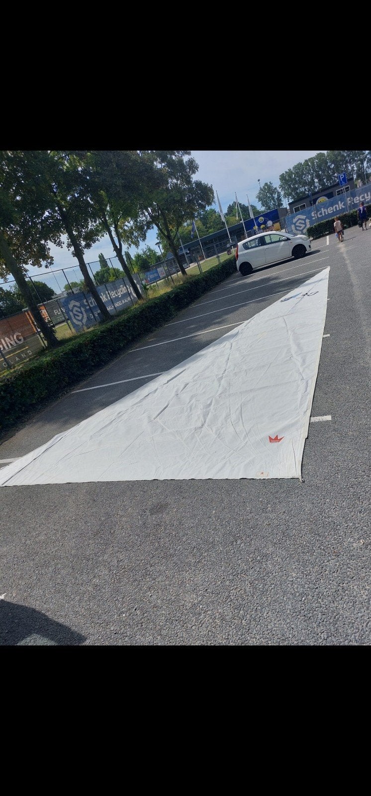 Grootzeil rolzeil, 6 meter of meer, Gebruikt, Ophalen of Verzenden, Minder dan 15 m²