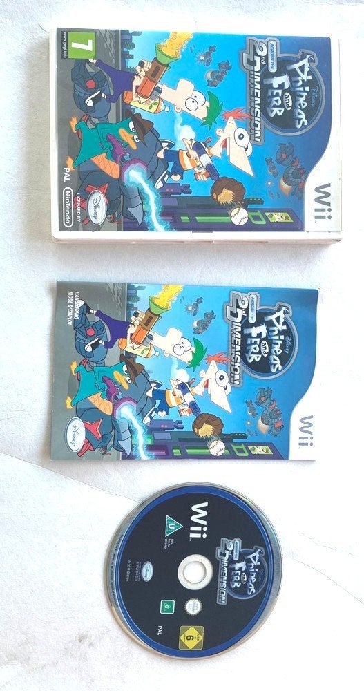 Phineas and Ferb 2nd Dimension (Wii)., 1 speler, Ophalen of Verzenden, Gebruikt, Vanaf 3 jaar