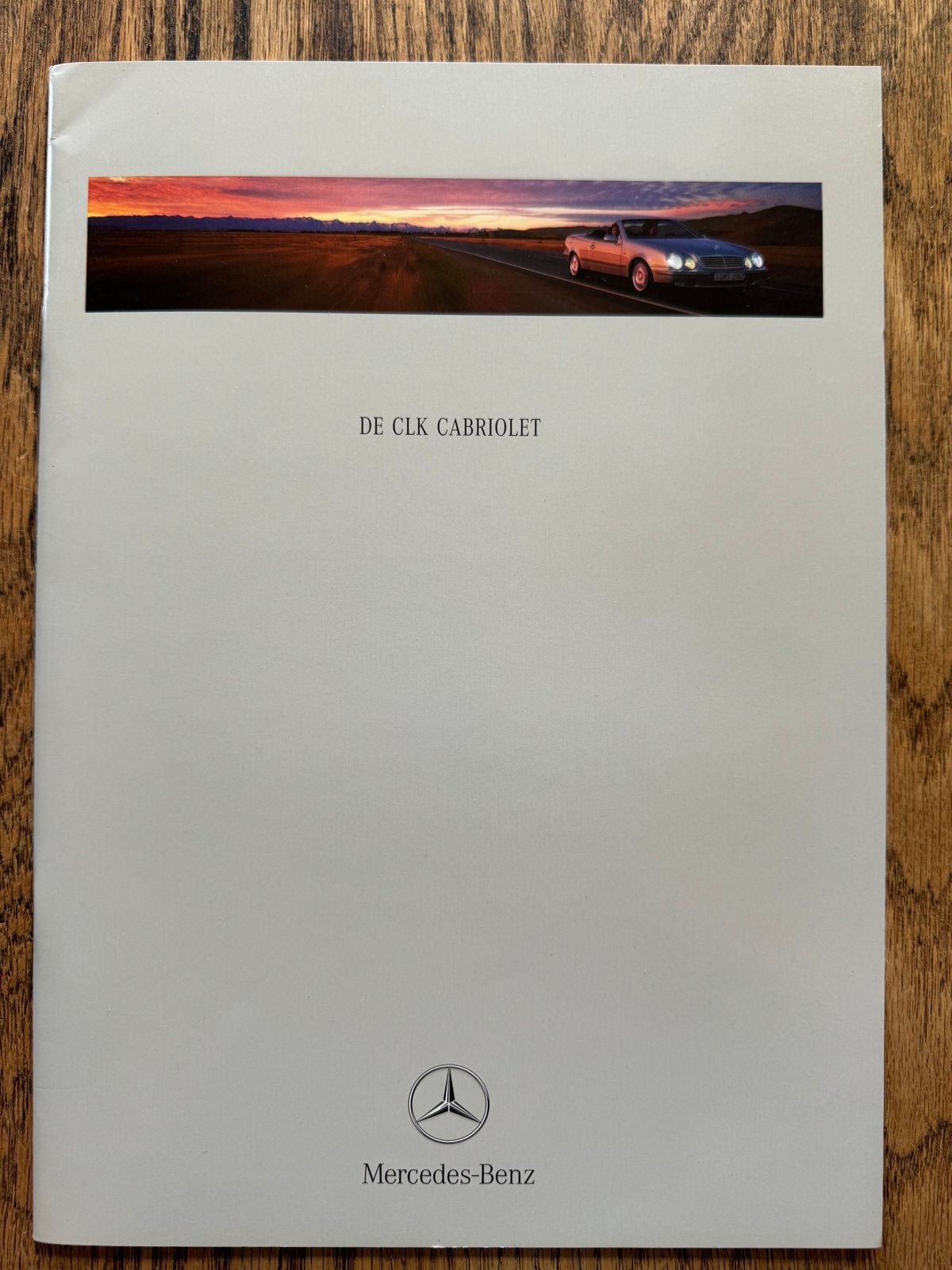 Mercedes CLK Cabriolet Brochure - Origineel en Compleet, Boeken, Ophalen of Verzenden, Gelezen, Mercedes
