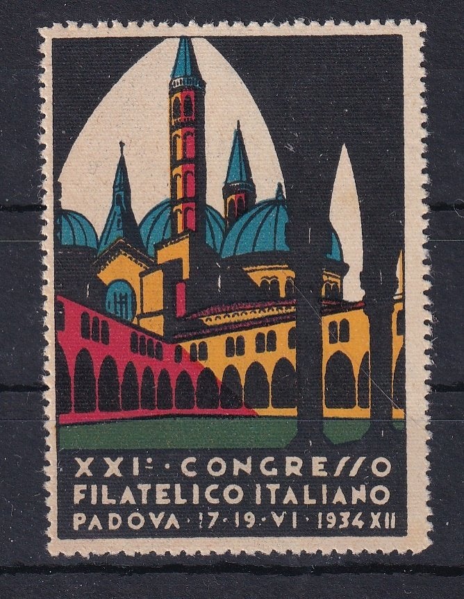 B34) 1934 Italie Padova vignet Filatelico pr ex, Verzenden, Postfris