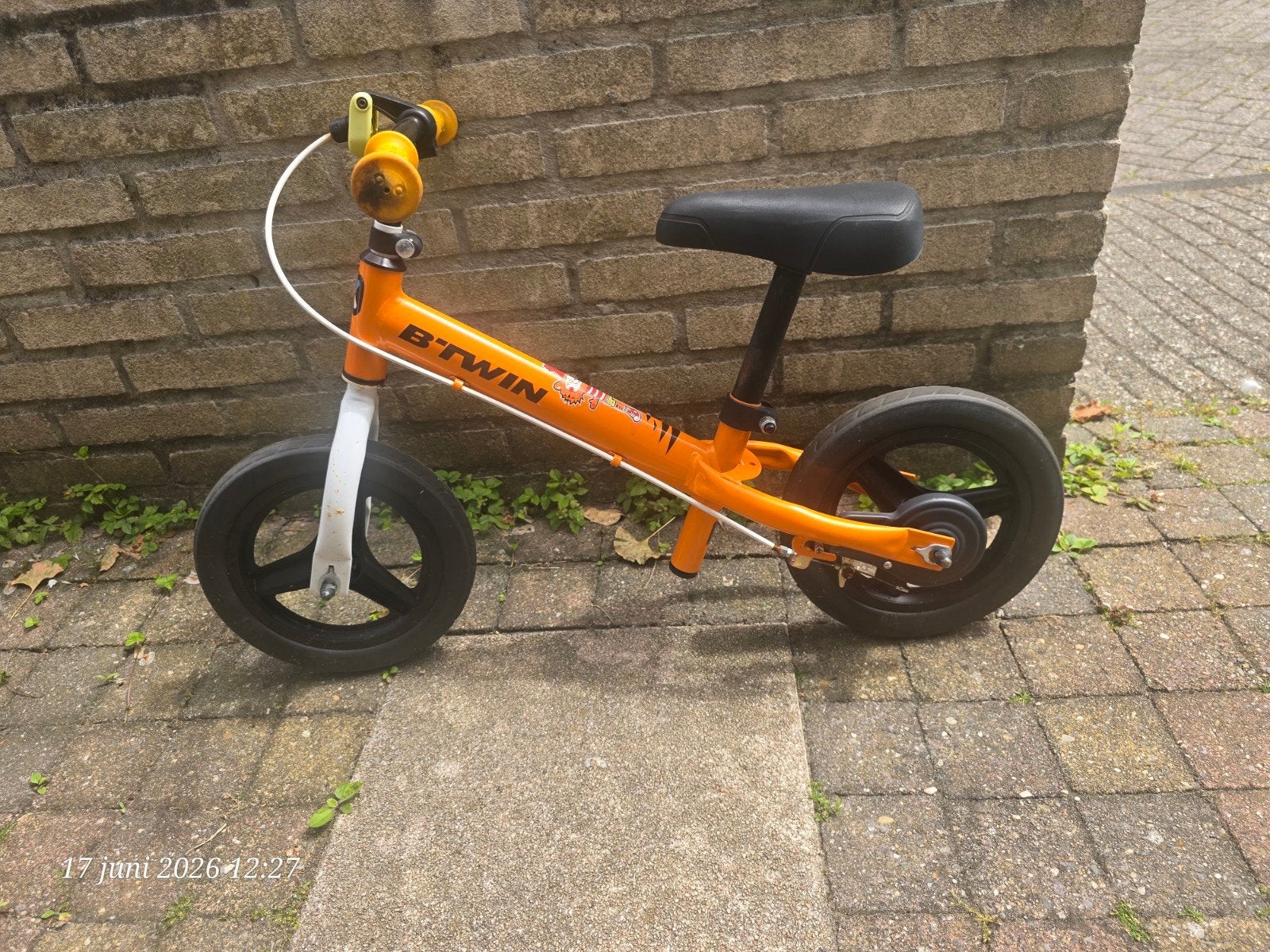 B'Twin loopfiets, oranje, voor jonge kinderen, Ophalen of Verzenden