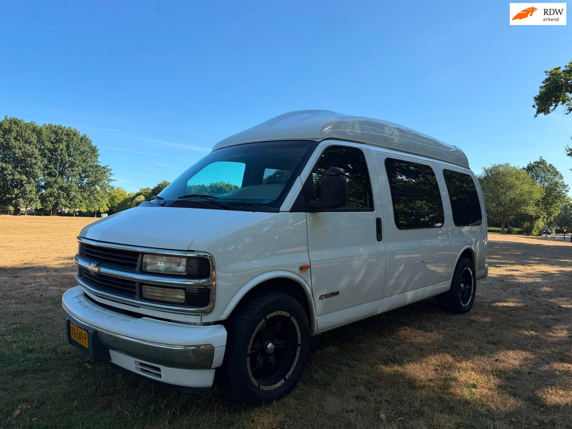 Chevrolet G10 SPORTSVAN 5.7 V8 aut LPG O.B ZEER MOOI !, Caravans en Kamperen, Campers, Bedrijf, LPG, Airbags, Overige merken