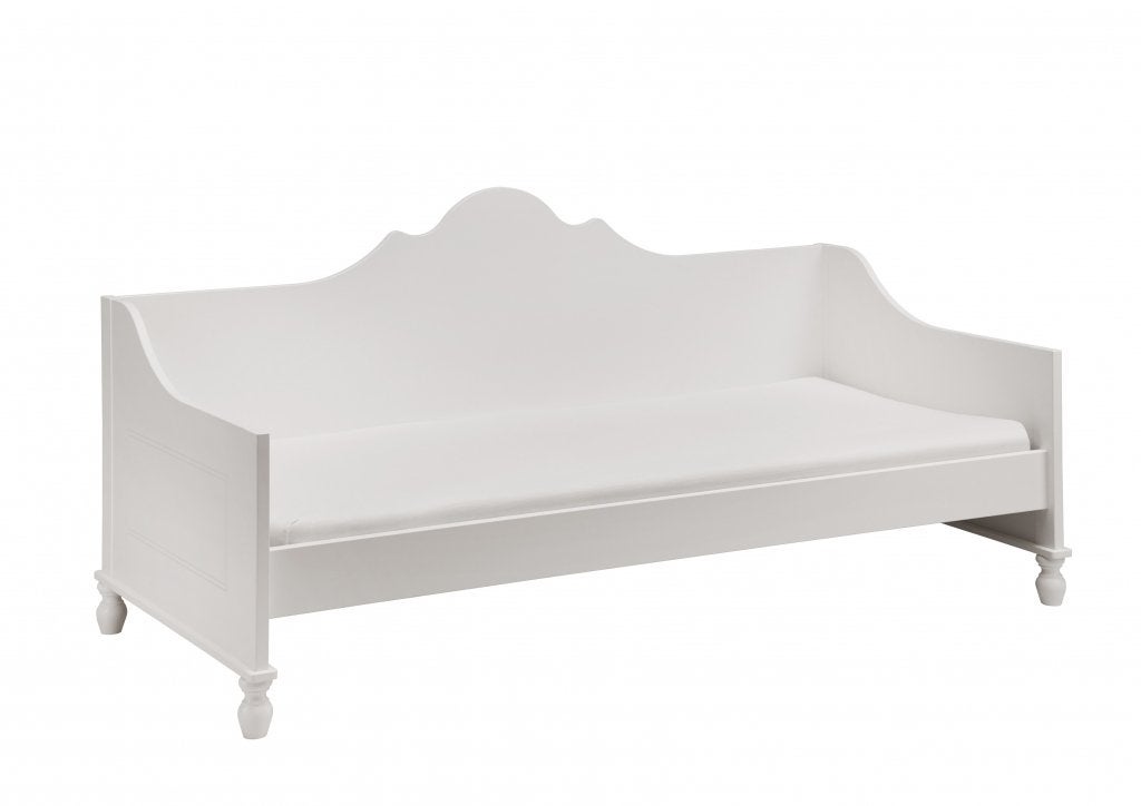 Klaudia kajuitbed/ bedbank - 90x200 - Wit, Niet ingevuld, Niet ingevuld, Nieuw, Ophalen of Verzenden